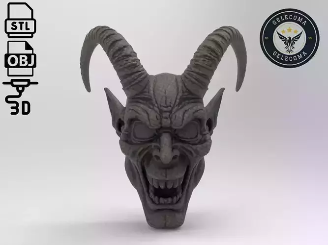 Baphomet Mask 3D Print Model 3D print model