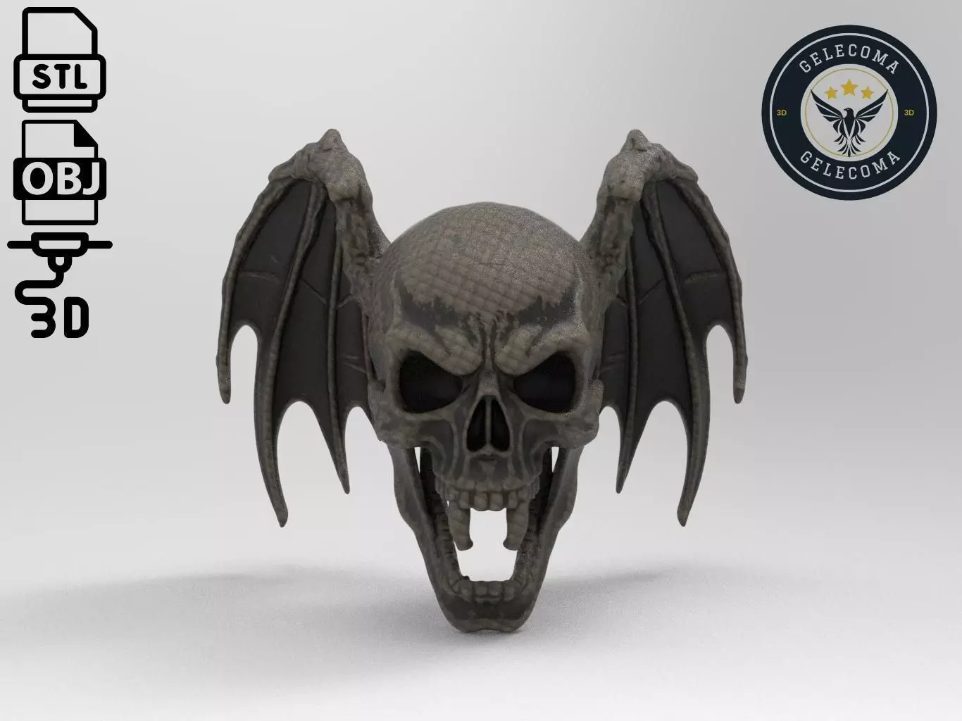 Angel of Death Mask 3D Print Model 3D print model_0