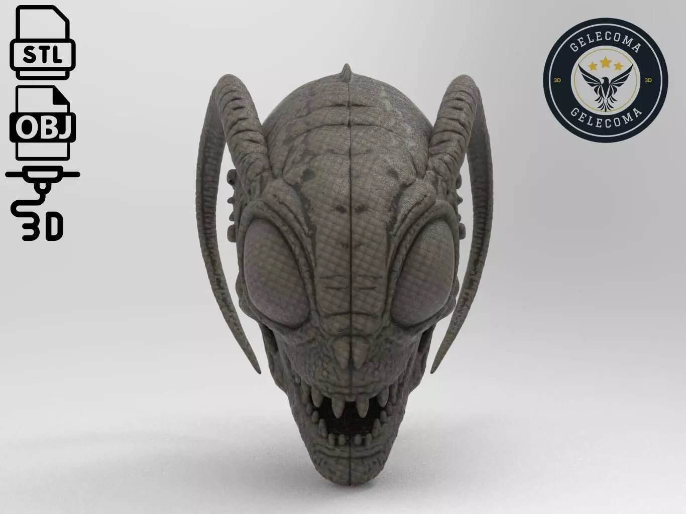 Alien insect Mask 3D Print Model 3D print model_0