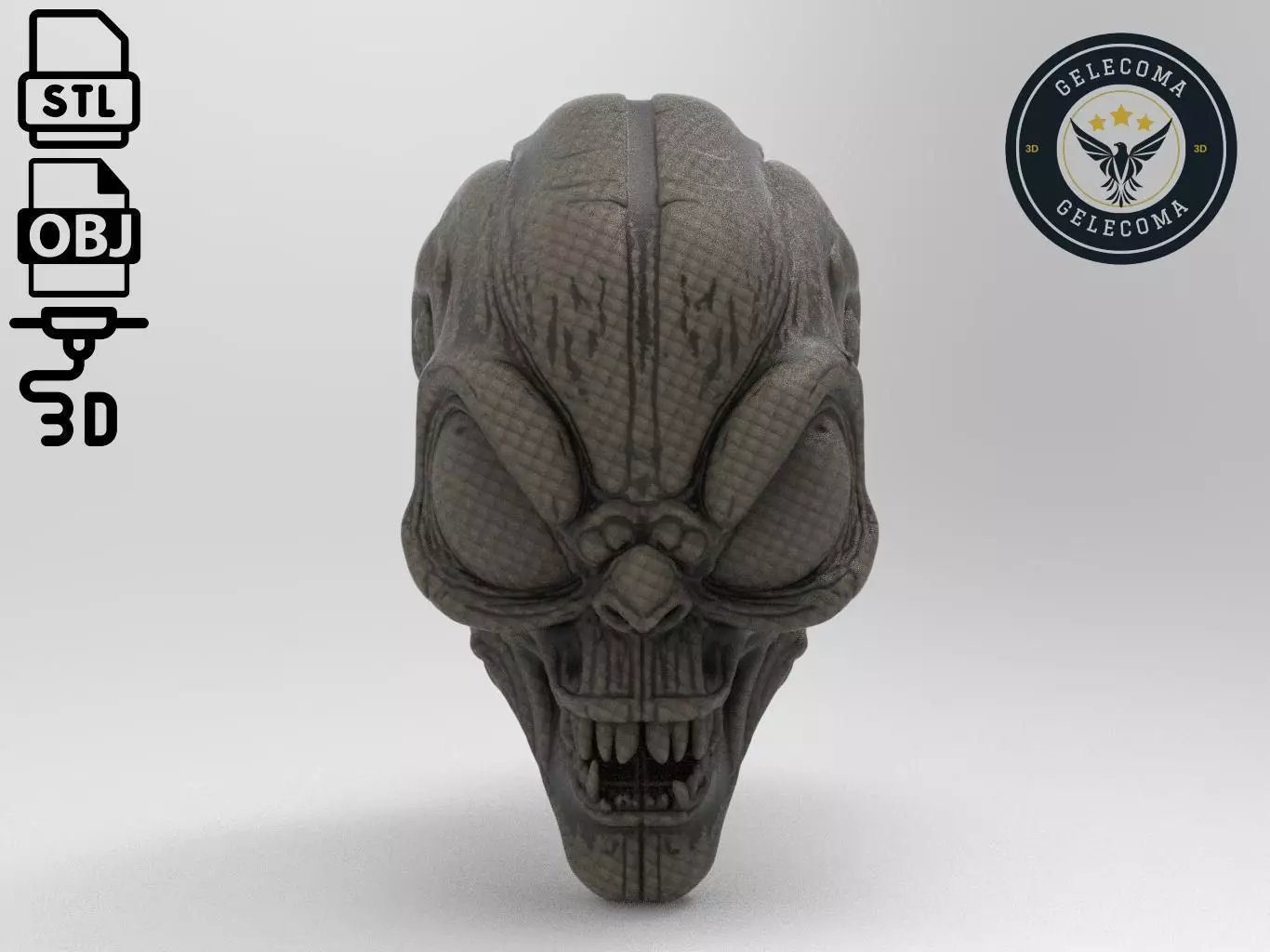 Alien Mask 3D Print Model 3D print model_0