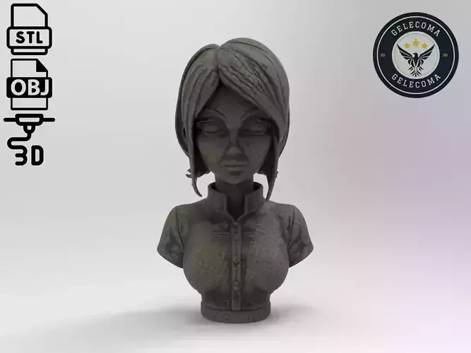 Toph Beifong Cartoon 3D Print Model