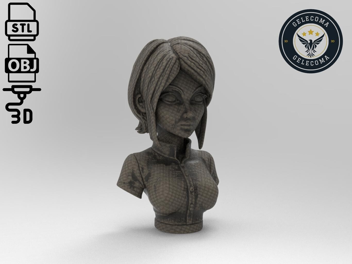 Toph Beifong Cartoon 3D Print Model 3D print model_2