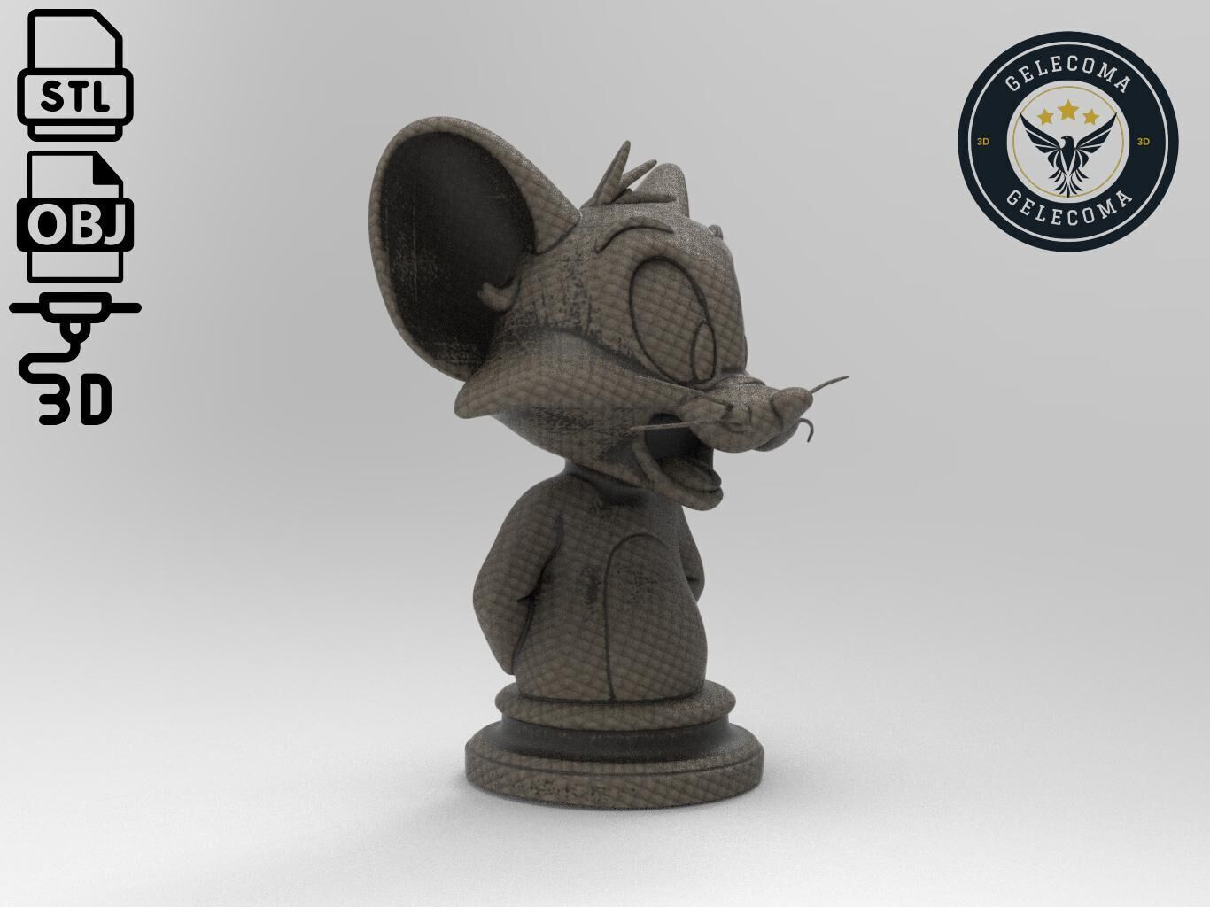 tom cat 3D Print Model 3D print model_2