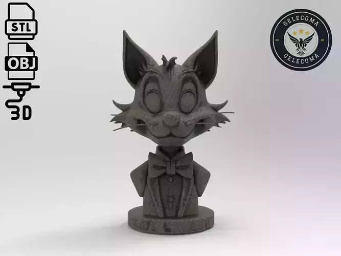 Sylvester Cat Cartoon 3D Print Model