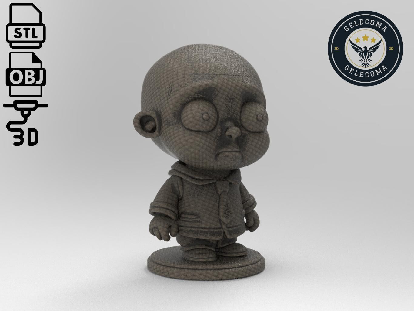 Stewie Griffin Cartoon 3D Print Model 3D print model_2