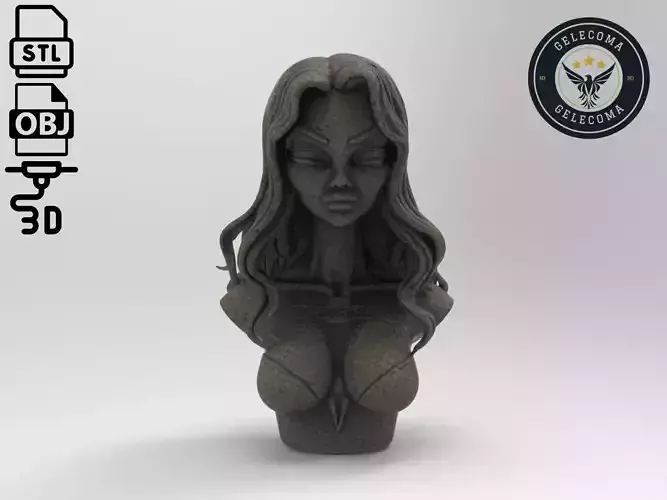 Shego 3D Print Model