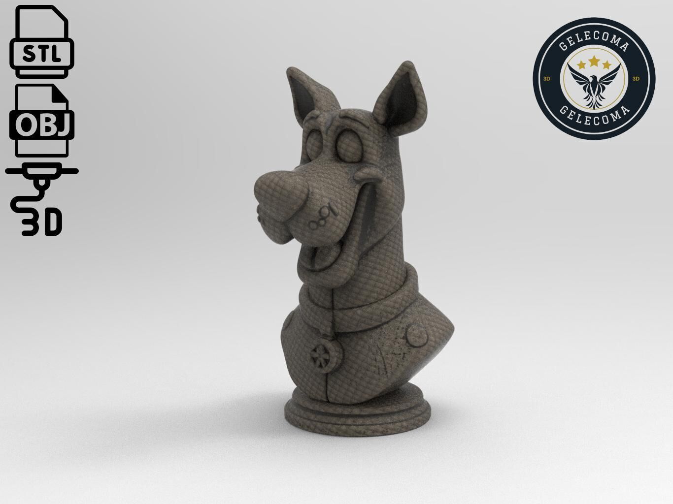 Scooby Doo Cartoon 3D Print Model 3D print model_1