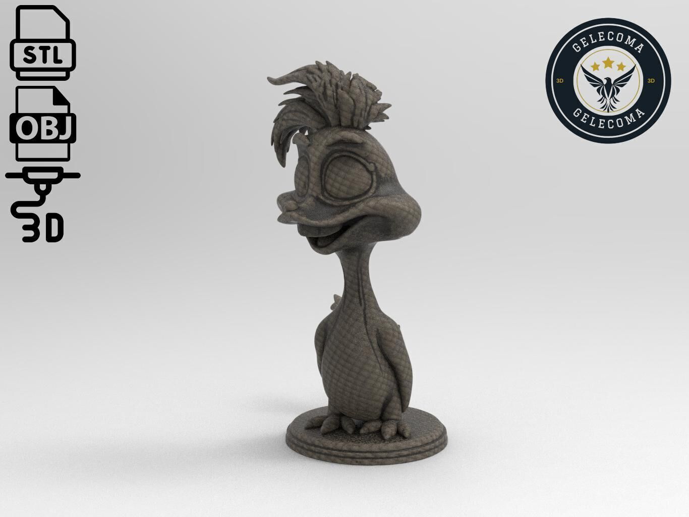 Road Runner Cartoon 3D Print Model 3D print model_1