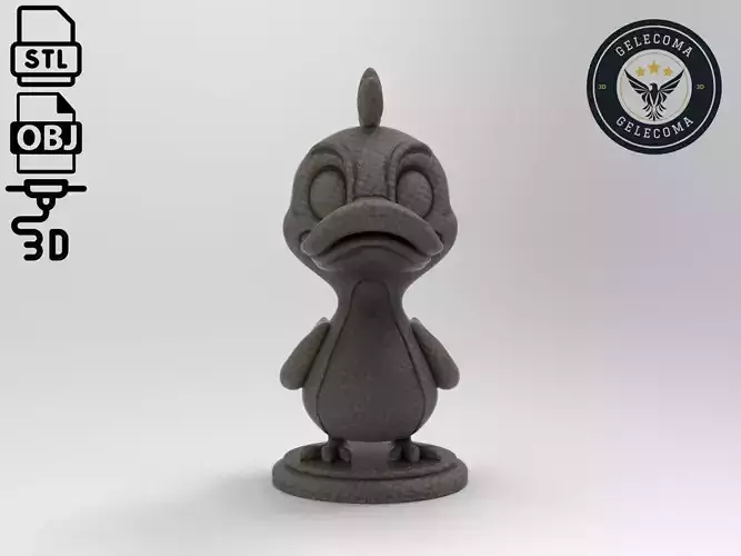 Perry the Platypus Cartoon 3D Print Model