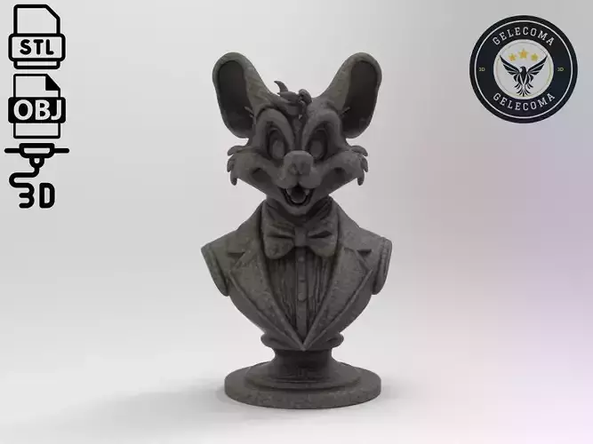 Pepe Le Pew Cartoon 3D Print Model