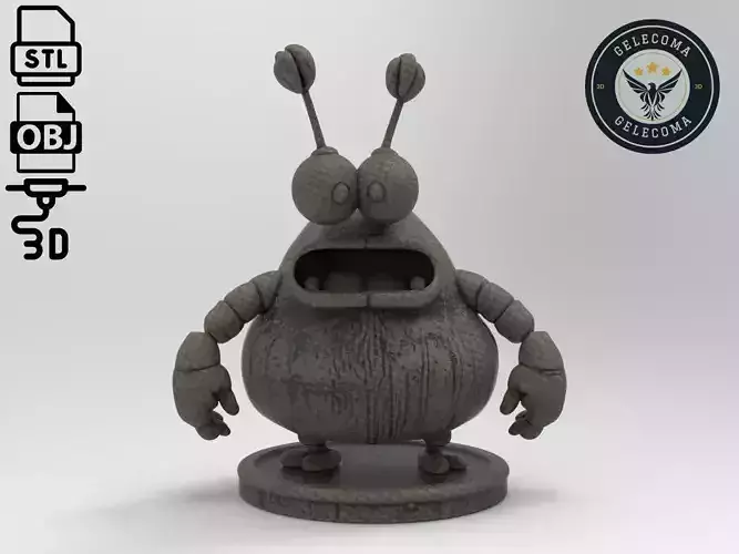 Mr Krabs Cartoon 3D Print Model 3D print model