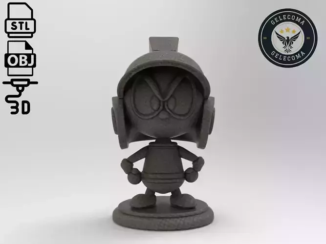 Marvin the Martian Cartoon 3D Print Model