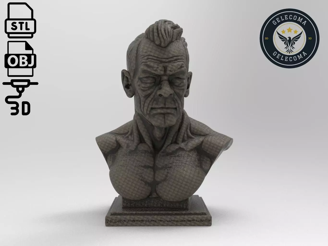 Mako Cartoon 3D Print Model 3D print model_0