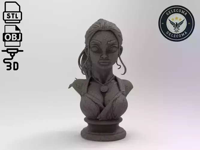 Korra Cartoon 3D Print Model