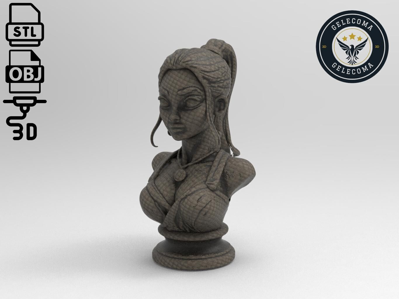 Korra Cartoon 3D Print Model 3D print model_1
