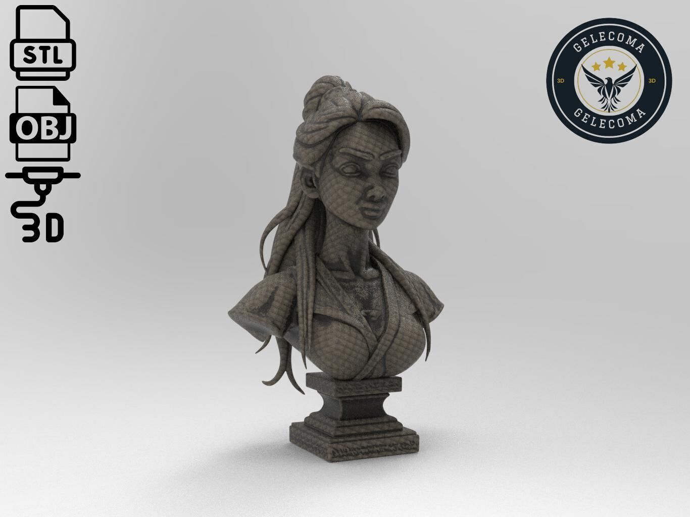 Katara Cartoon 3D Print Model 3D print model_2