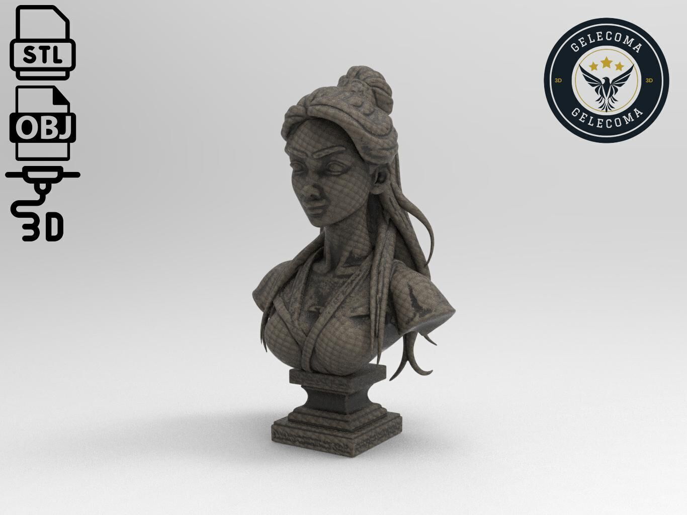 Katara Cartoon 3D Print Model 3D print model_1