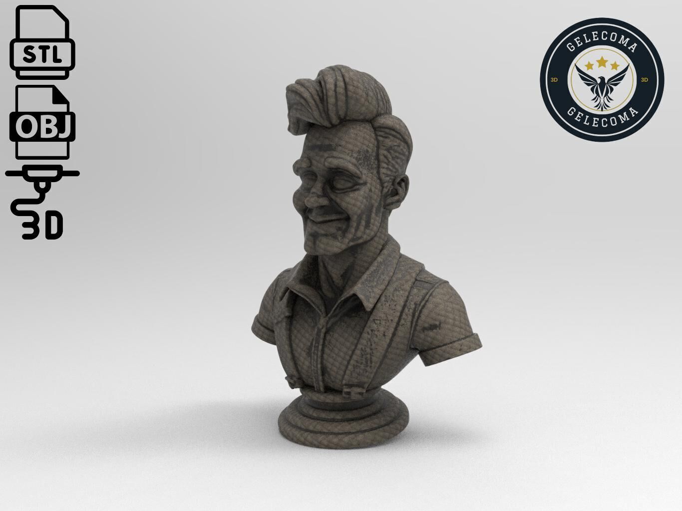 Johnny Bravo Cartoon 3D Print Model 3D print model_1