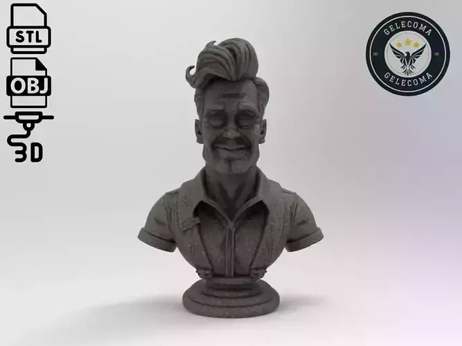 Johnny Bravo Cartoon 3D Print Model