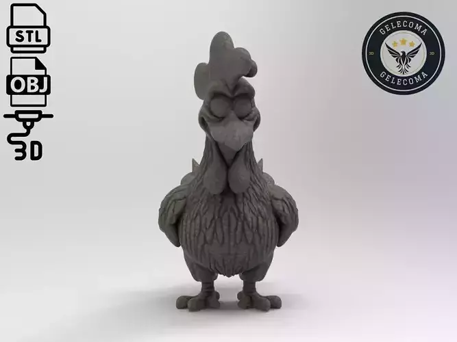 Foghorn Leghorn Cartoon 3D Print Model
