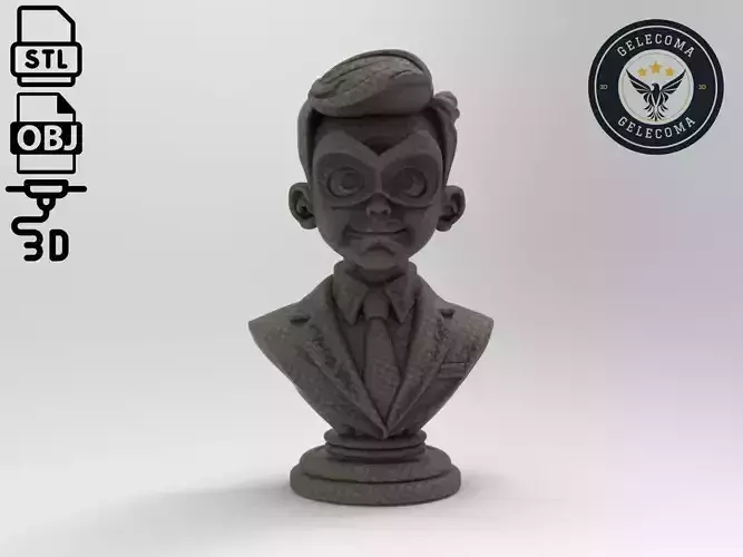 Danny Phantom Cartoon 3D Print Model