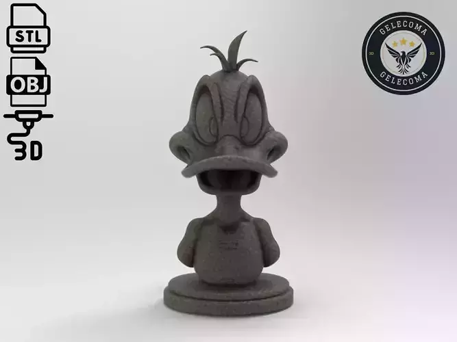Daffy Duck Cartoon 3D Print Model