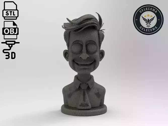 cartoon man Cartoon 3D Print Model