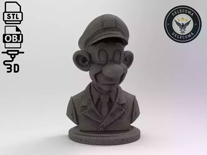 cartoon human Cartoon 3D Print Model 3D print model