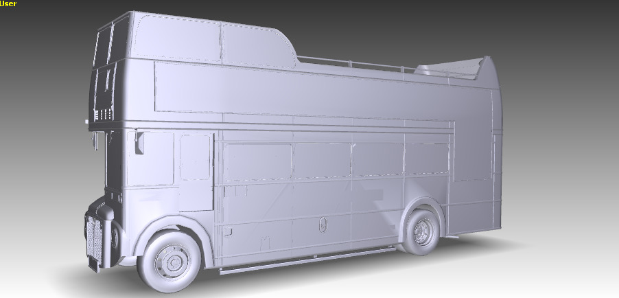 AEC Routemaster Opentop 3D model_9