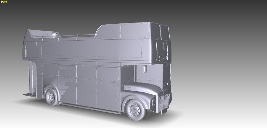 AEC Routemaster Opentop 3D model_11