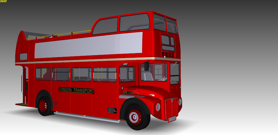 AEC Routemaster Opentop 3D model_1