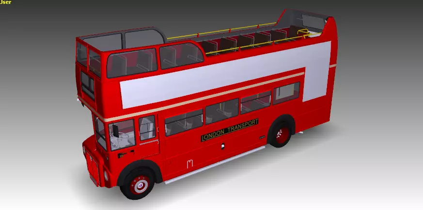 AEC Routemaster Opentop 3D model_0