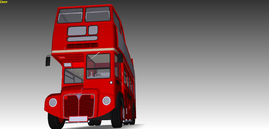 AEC Routemaster Opentop 3D model_3