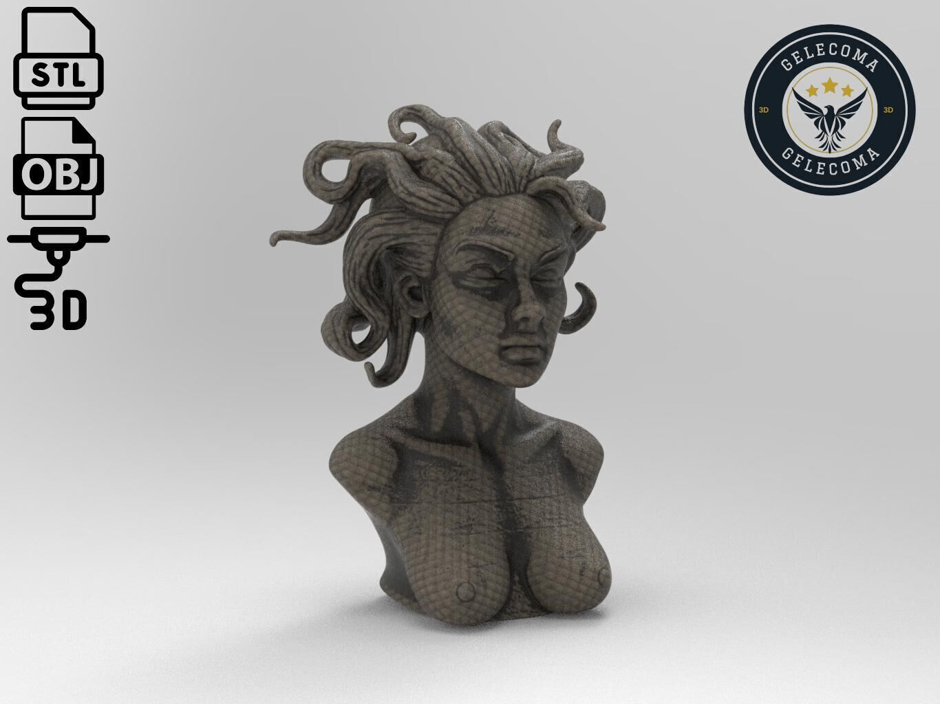 Medusa 3D Print Model 3D print model_2