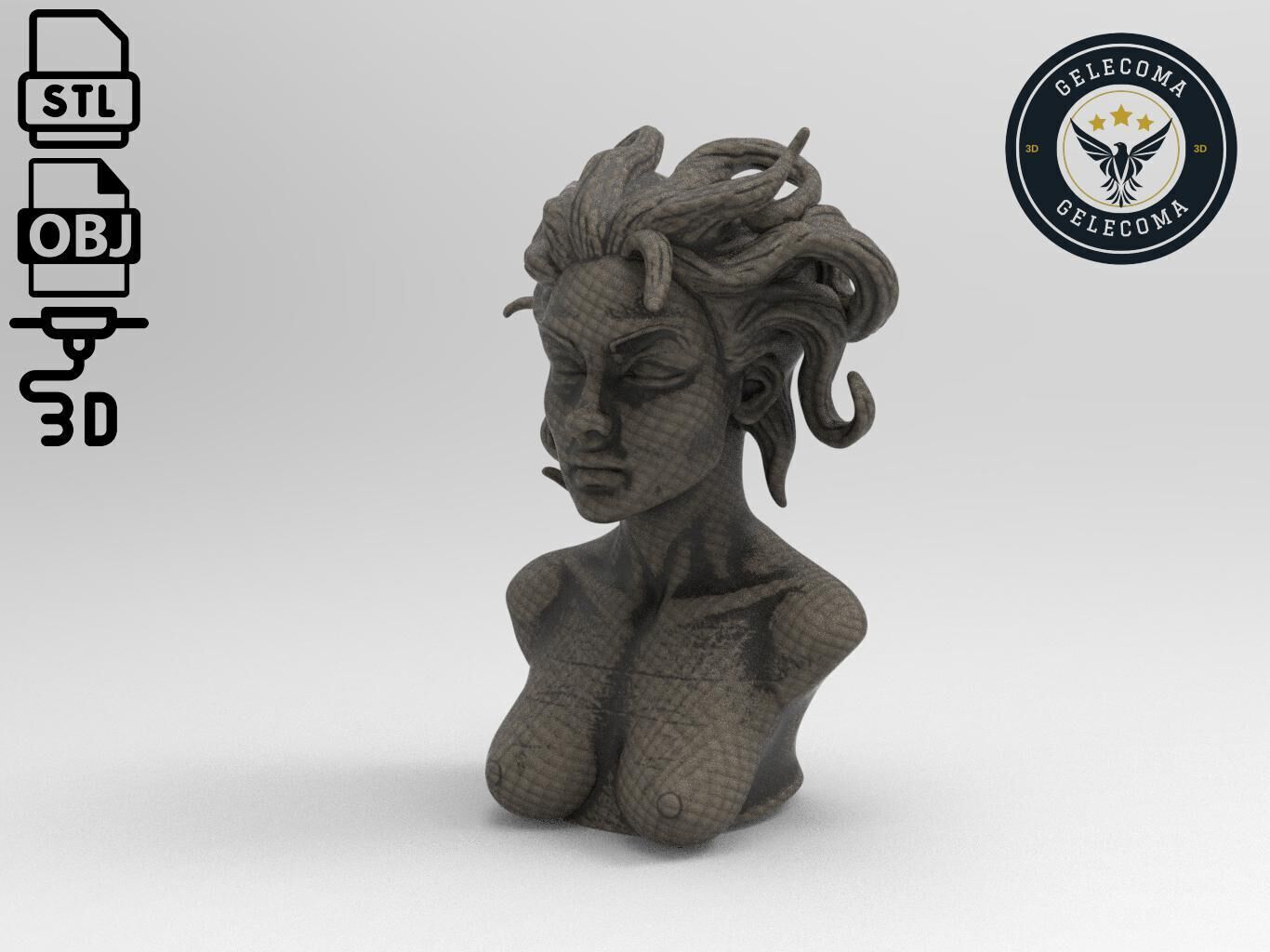 Medusa 3D Print Model 3D print model_1