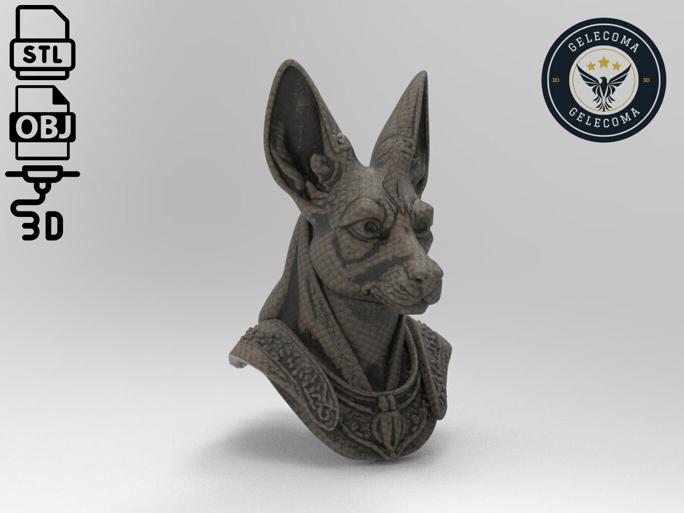 egypt cat 3D Print Model 3D print model_2