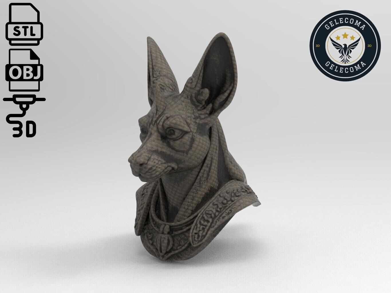egypt cat 3D Print Model 3D print model_1