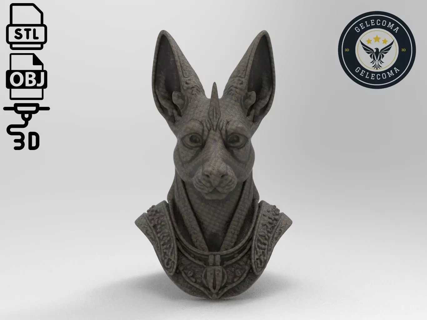 egypt cat 3D Print Model 3D print model_0