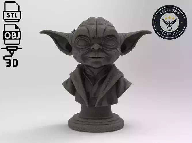 Yoda 3D Print Model