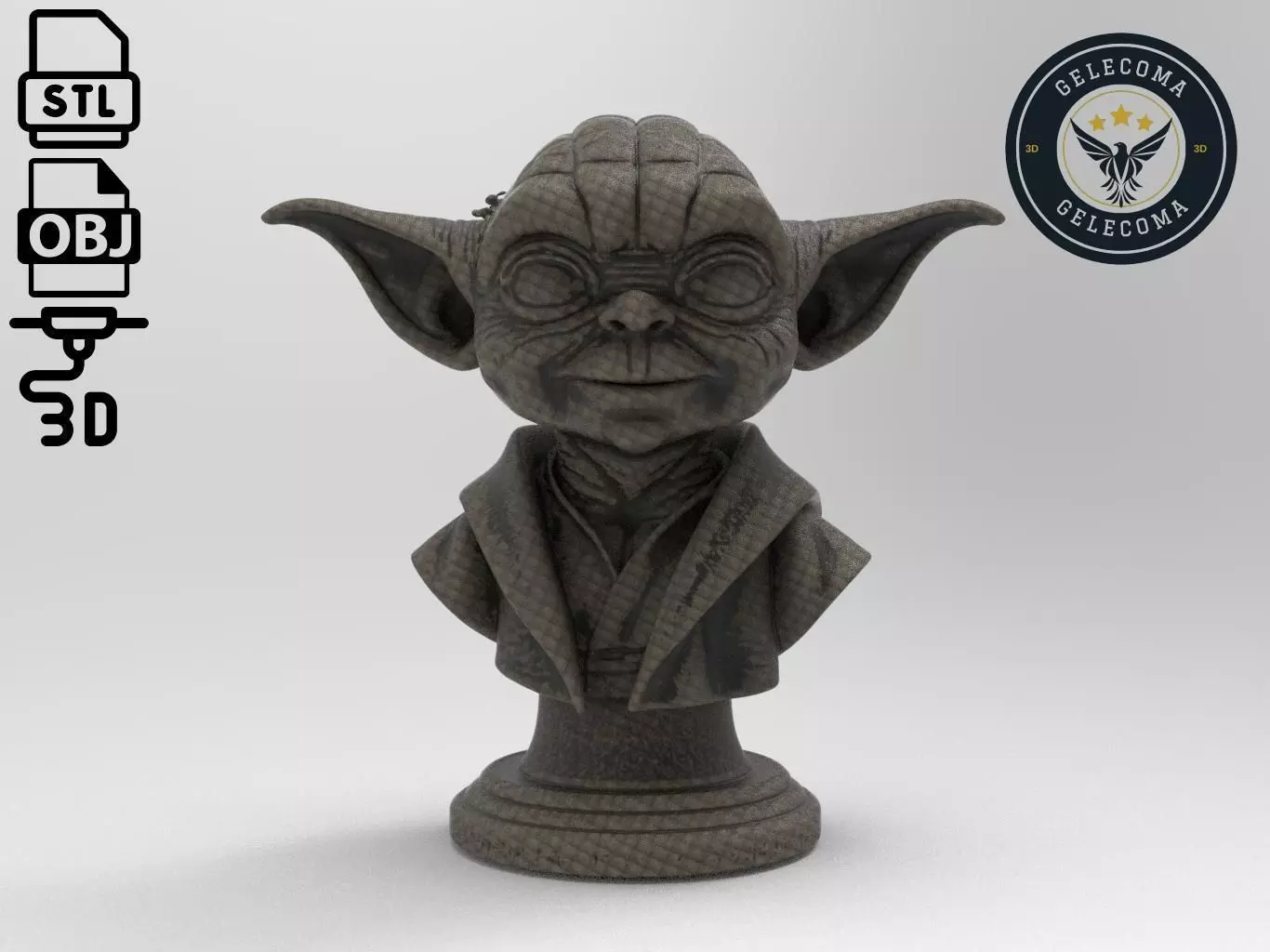 Yoda 3D Print Model 3D print model_0