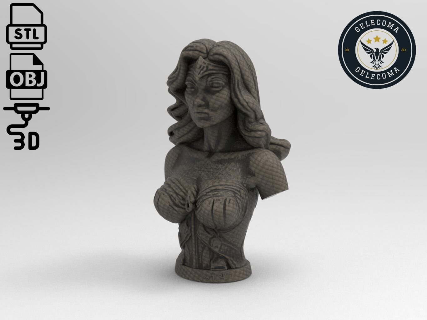 Wonder Woman 3D Print Model 3D print model_1