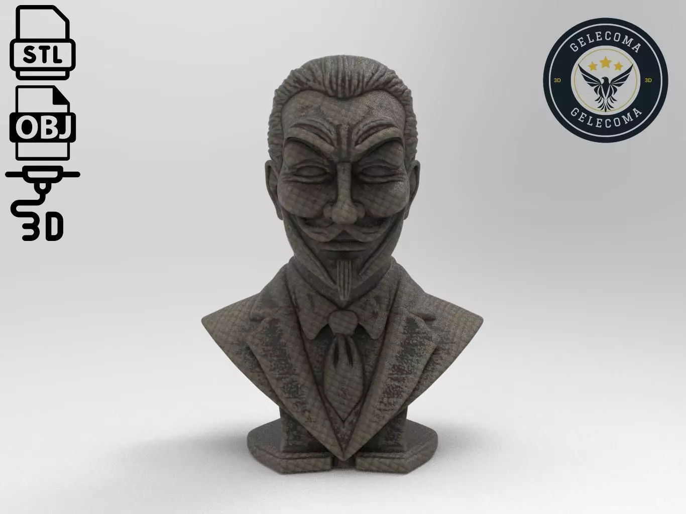 V for Vendetta 3D Print Model 3D print model_0