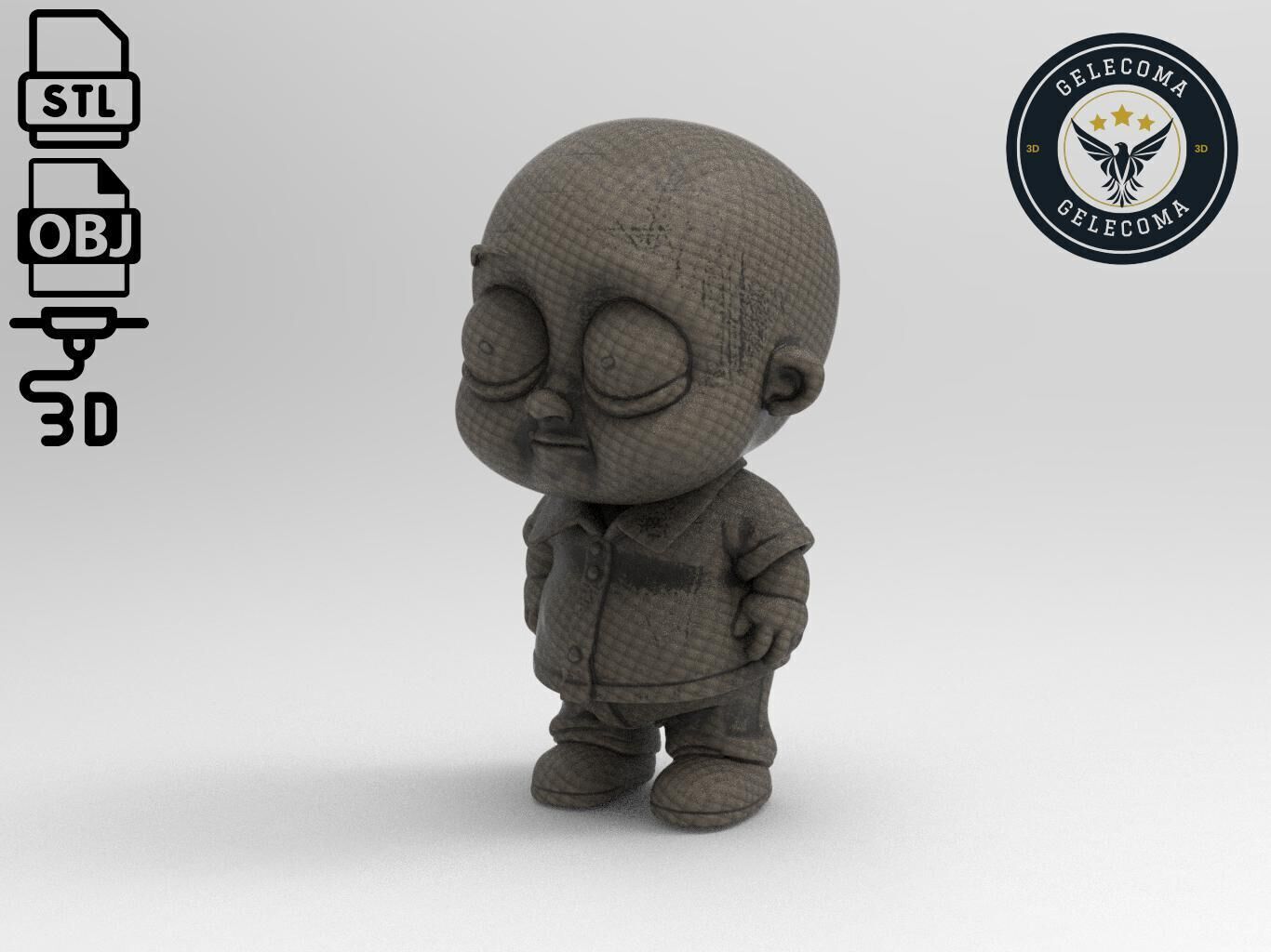 Stewie Griffin 3D Print Model 3D print model_1