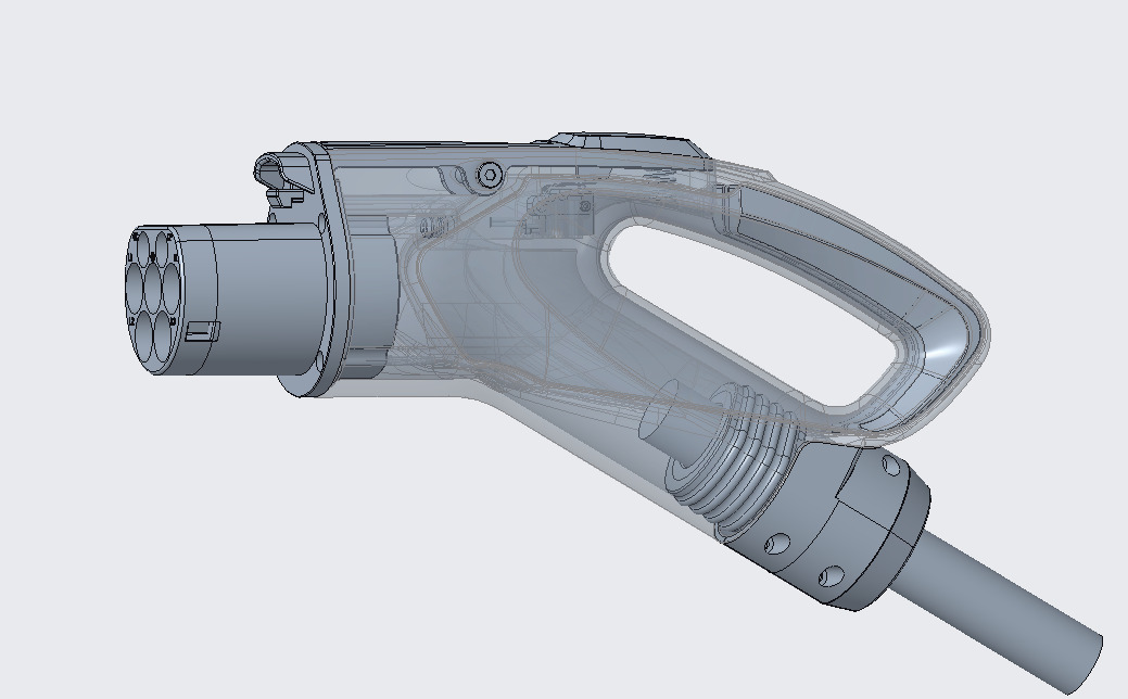 GB EV CHARGING PLUG 3D print model_2