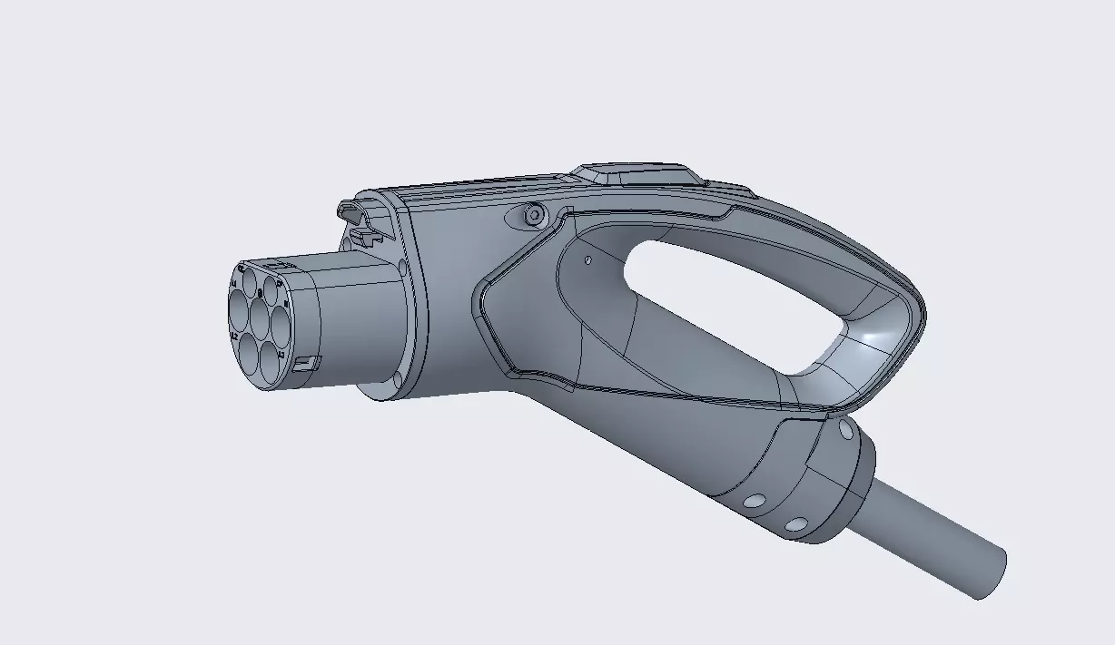 GB EV CHARGING PLUG 3D print model_0