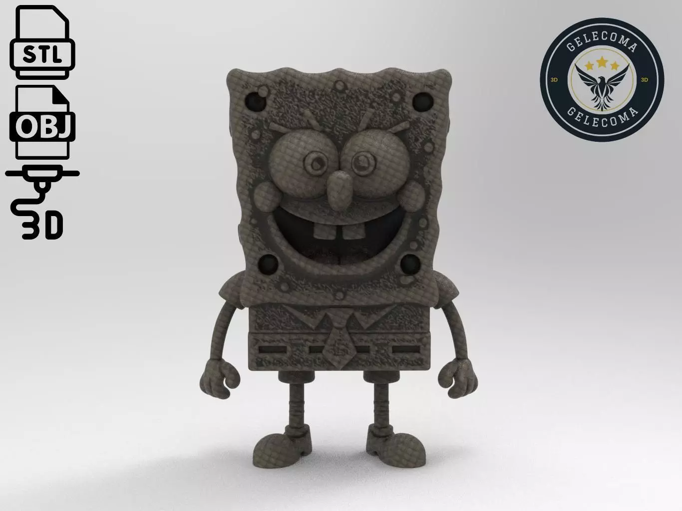 SpongeBob SquarePants 3D Print Model 3D print model_0
