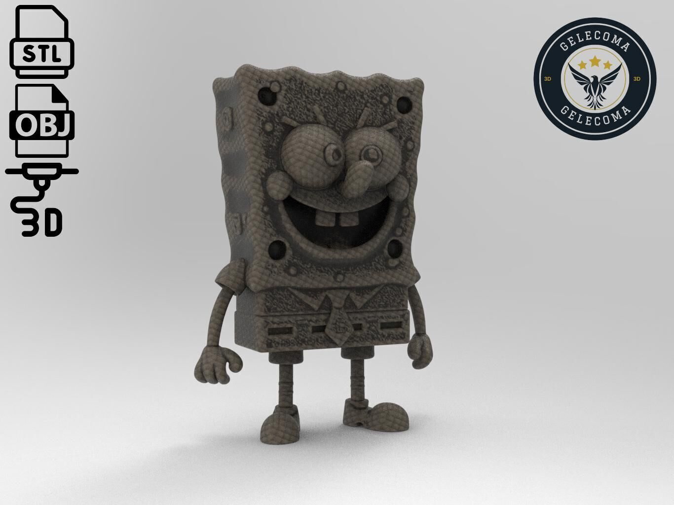 SpongeBob SquarePants 3D Print Model 3D print model_2