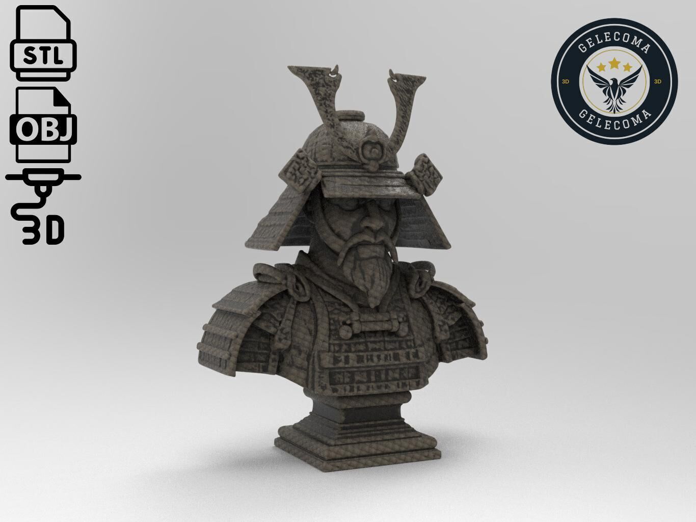 Samurai 3D Print Model 3D print model_2
