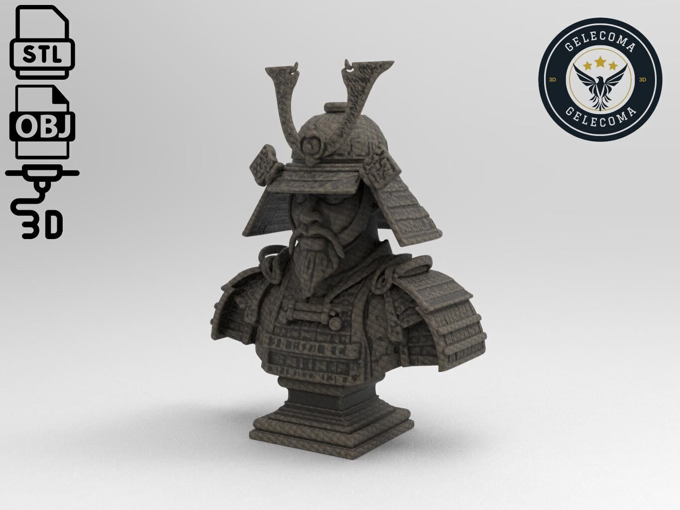 Samurai 3D Print Model 3D print model_1