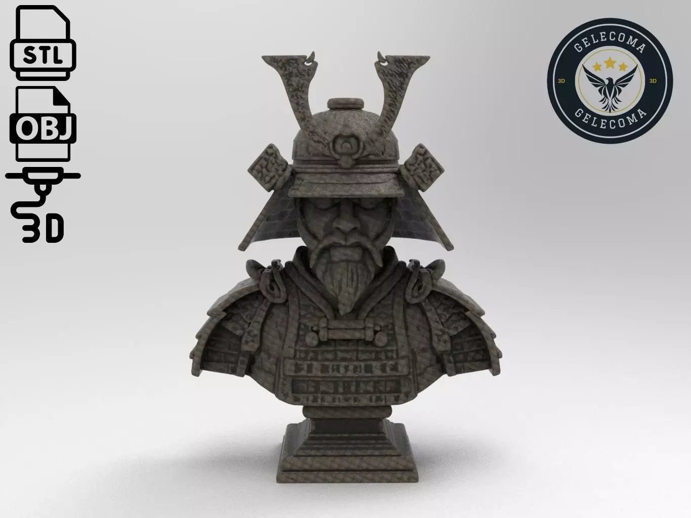 Samurai 3D Print Model 3D print model_0